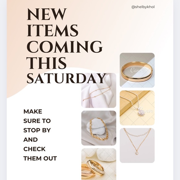 Jewelry - New Items Coming